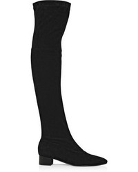 Robert Clergerie Cali Stretch Suede Over The Knee Boots