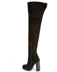Topshop Carbon Over The Knee Boot