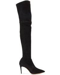 Casadei Thigh High Pointed Toe Boots