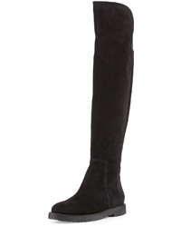 Vince Coleton Suede Over The Knee Boot Black