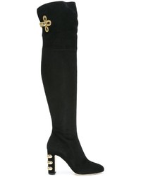 Dolce & Gabbana Rear Slit Thigh Boots