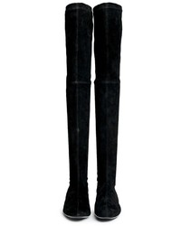Robert Clergerie Fetej Stretch Suede Thigh High Boots