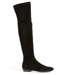 Robert Clergerie Fissah Stretch Suede Over The Knee Boot