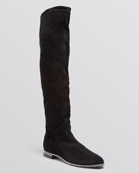 Le Silla Flat Over The Knee Boots Crystal