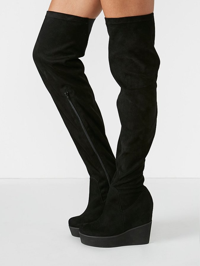 Jeffrey Campbell Free People Mind And Matter Over The Knee Boot, $288 ...