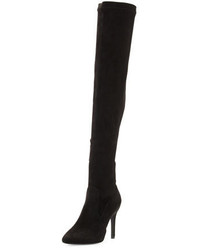 Joie Jemina B Faux Suede Over The Knee Boot Black