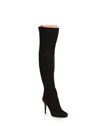 Jimmy Choo Gypsy Suede Over The Knee Boots Black
