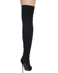 Le Silla 110mm Stretch Suede Over The Knee Boots