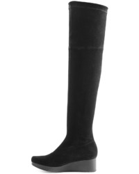 Robert Clergerie Over The Knee Suede Boots
