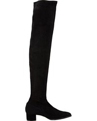 Manolo Blahnik Pascalarehi Over The Knee Boots Colorless