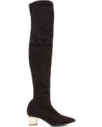 Nicholas Kirkwood Platino Over The Knee Suede Boots