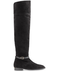 Burberry Shoes Accessories Suede Over The Knee Boots