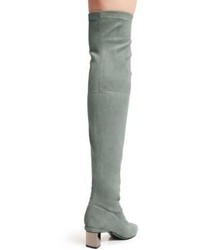 Nicholas Kirkwood Stretch Suede Over The Knee Boots