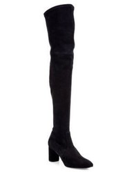 Casadei Stretch Suede Over The Knee Boots