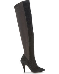 Dune Stretchy Over The Knee Suede Boots