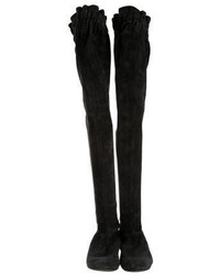Dolce & Gabbana Suede Over The Knee Boots
