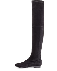 Robert Clergerie Suede Over The Knee Boots