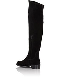 Barneys New York Suede Over The Knee Boots Black Size 5