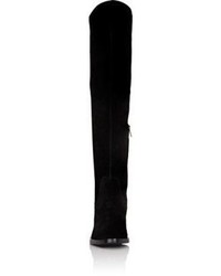 Barneys New York Suede Over The Knee Boots Black Size 5