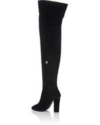 Giuseppe Zanotti Suede Over The Knee Boots Colorless