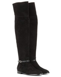 Burberry Suede Over The Knee Boots