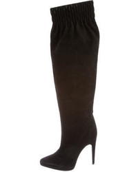 Casadei Suede Over The Knee Boots