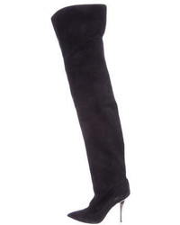 Emilio Pucci Suede Over The Knee Boots W Tags