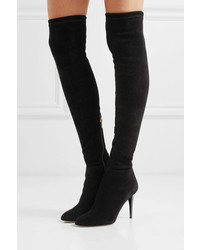 Jimmy Choo Toni 90 Stretch Suede Over The Knee Boots