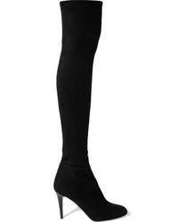 Jimmy Choo Toni 90 Stretch Suede Over The Knee Boots