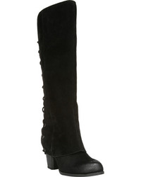 Fergalicious Truffle Thigh High Boot Taupe Faux Suede Boots