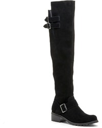 Sole Society Umber Suede Over The Knee Boot