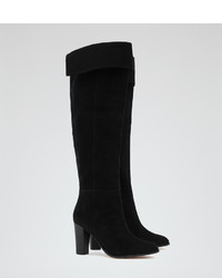Reiss Vale Over The Knee Suede Boots
