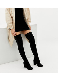 ASOS DESIGN Wide Fit Extra Wide Leg Kadi Heeled Over The Knee Boots