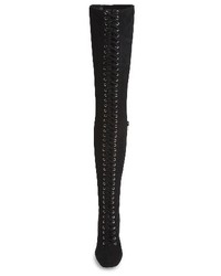 Jeffrey Campbell Wilshire 2 Thigh High Lace Up Boot