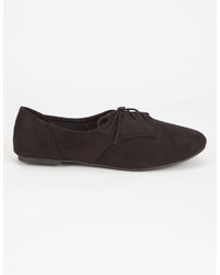 Soda Sunglasses Soda Faux Suede Oxford Shoes