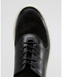 Zign Shoes Zign Leather Suede Mix Oxford Shoes