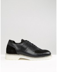 Zign Shoes Zign Leather Suede Mix Oxford Shoes