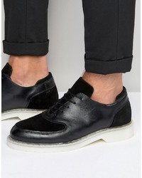 Zign Shoes Zign Leather Suede Mix Oxford Shoes