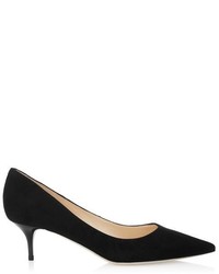 Jimmy Choo Aza Suede Pointy Toe Pumps