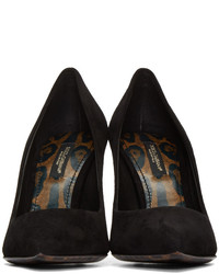 Dolce & Gabbana Black Suede Heels