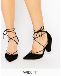 Asos Collection Sinead Wide Fit Lace Up Heels