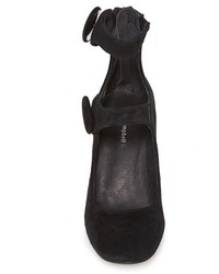 Jeffrey Campbell Eclipsed Suede Caged Pump