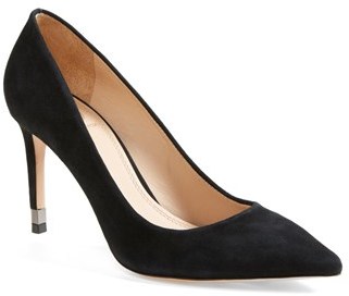 Tory Burch Greenwich Suede Pointy Toe Pump, $275 | Nordstrom | Lookastic