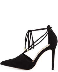 Vince Camuto Nitta Suede Pointed Toe Pump Black