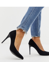 New Look Pointed Court Shoe In Black