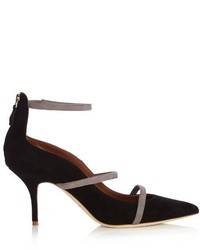 Malone Souliers Robyn Point Toe Suede Pumps