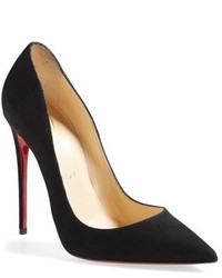 Christian Louboutin So Kate Pointy Toe Suede Pump