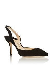 Paul Andrew Suede Aw Slingback Pumps Black