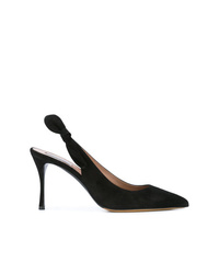 Tabitha Simmons Suede Sling Back Pumps
