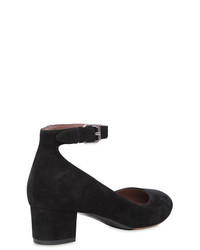 Tabitha Simmons 40mm Suede Ankle Strap Pumps